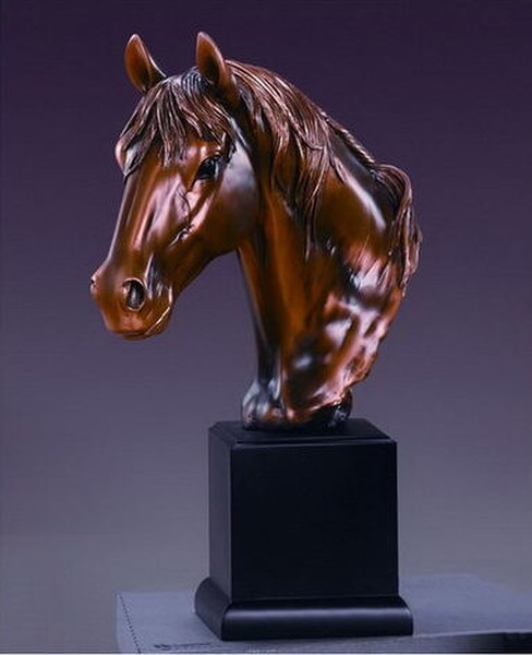 Horse Head Portrait Bust Sculptural Large Competition Awards
